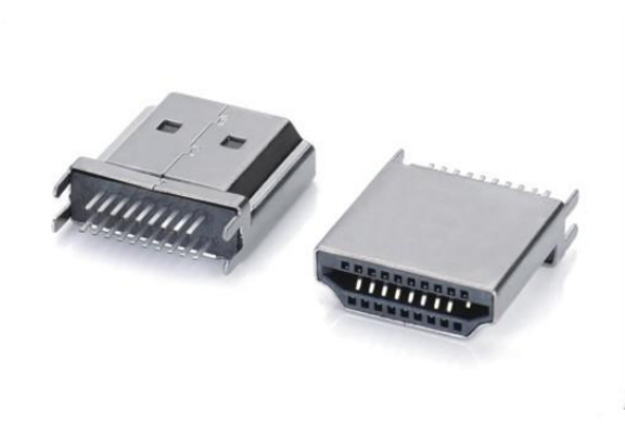 HDMI A TYPE 公頭外殼無筋夾板0.8~1.6(直端)