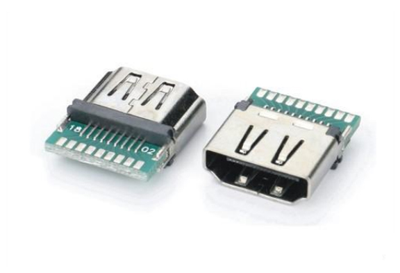 HDMI A/F 180°PCB1.60 mm(0.5)