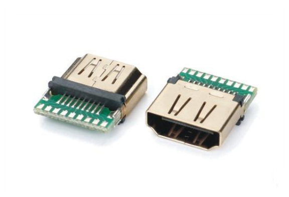 HDMI A/F 180°PCB1.60 mm(0.4)