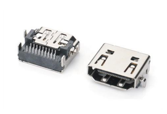 HDMI AF FEMALE 正向沉板DIP H4.37mm