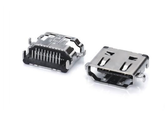 HDMI AF FEMALE 正向沉板DIP H2.43mm