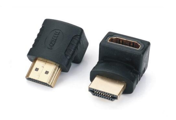 HDMI A/F轉(zhuǎn)A/M 90度-A款轉(zhuǎn)接頭