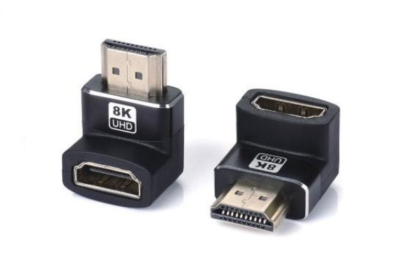 HDMI AM/AF 8K90°直彎轉(zhuǎn)接頭